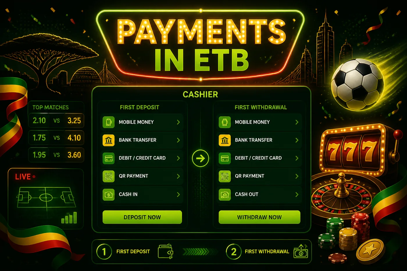 First transactions